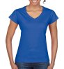 Gildan Ladies Softstyle V-Neck T-Shirt Kleur Royal