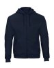 Hooded Full Zip Sweat Unisex Kleur Navy