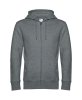 KING Zipped Hooded Kleur Heather Mid Grey