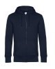 KING Zipped Hooded Kleur Navy Blue