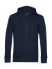 Organic Inspire Zipped Hood Kleur Navy Blue