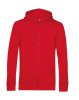 Organic Inspire Zipped Hood Kleur Red