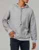 Unisex Sueded Fleece Pullover Hoodie Kleur Athletic Heather