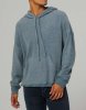 Unisex Sueded Fleece Pullover Hoodie Kleur Heather Slate