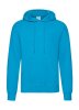 Classic Hooded Sweat Kleur Azure Blue