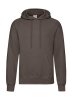 Classic Hooded Sweat Kleur Chocolate