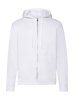 Classic Hooded Sweat Jacket Kleur White