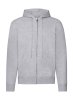 Classic Hooded Sweat Jacket Kleur Heather Grey