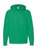 Lightweight Hooded Sweat Jacket Kleur Kelly Green