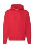 Premium Hooded Zip Sweat Kleur Red