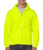 Heavy Blend Adult Full Zip Hooded Sweat Kleur Safety Green