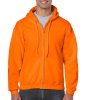 Heavy Blend Adult Full Zip Hooded Sweat Kleur Safety Orange