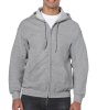 Heavy Blend Adult Full Zip Hooded Sweat Kleur Sport Grey