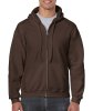 Heavy Blend Adult Full Zip Hooded Sweat Kleur Dark Chocolate