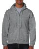 Heavy Blend Adult Full Zip Hooded Sweat Kleur Graphite Heather