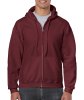 Heavy Blend Adult Full Zip Hooded Sweat Kleur Maroon