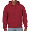 Heavy Blend™ Hooded Sweat Kleur Antique Cherry Red