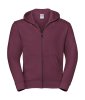 Men's Authentic Zipped Hood Kleur Burgundy