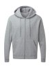 Men's Zip Hood Kleur Light Oxford