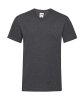 Valueweight V-Neck T-Shirt Kleur Dark Heather Grey