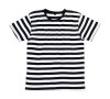 Men's Stripy T Kleur Black-White