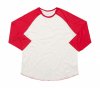 Superstar Baseball T Kleur Washed White-Warm Red