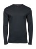 Mens LS Interlock T-Shirt Kleur Dark Grey