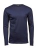 Mens LS Interlock T-Shirt Kleur Navy