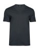 Mens Fashion V-Neck Sof Tee Kleur Dark Grey